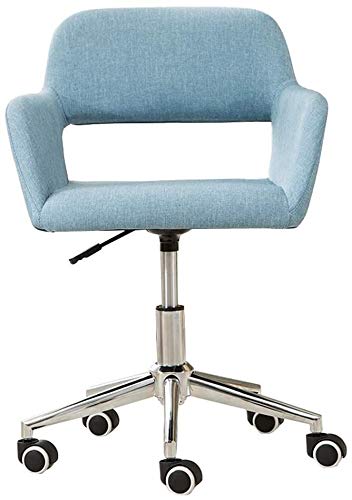 Ergonomic Office Chair - Adjustable Swivel Desk Chair with 360° Wheels & Fabric Seat for Home Office, Computer Work, Gaming & Conference Rooms