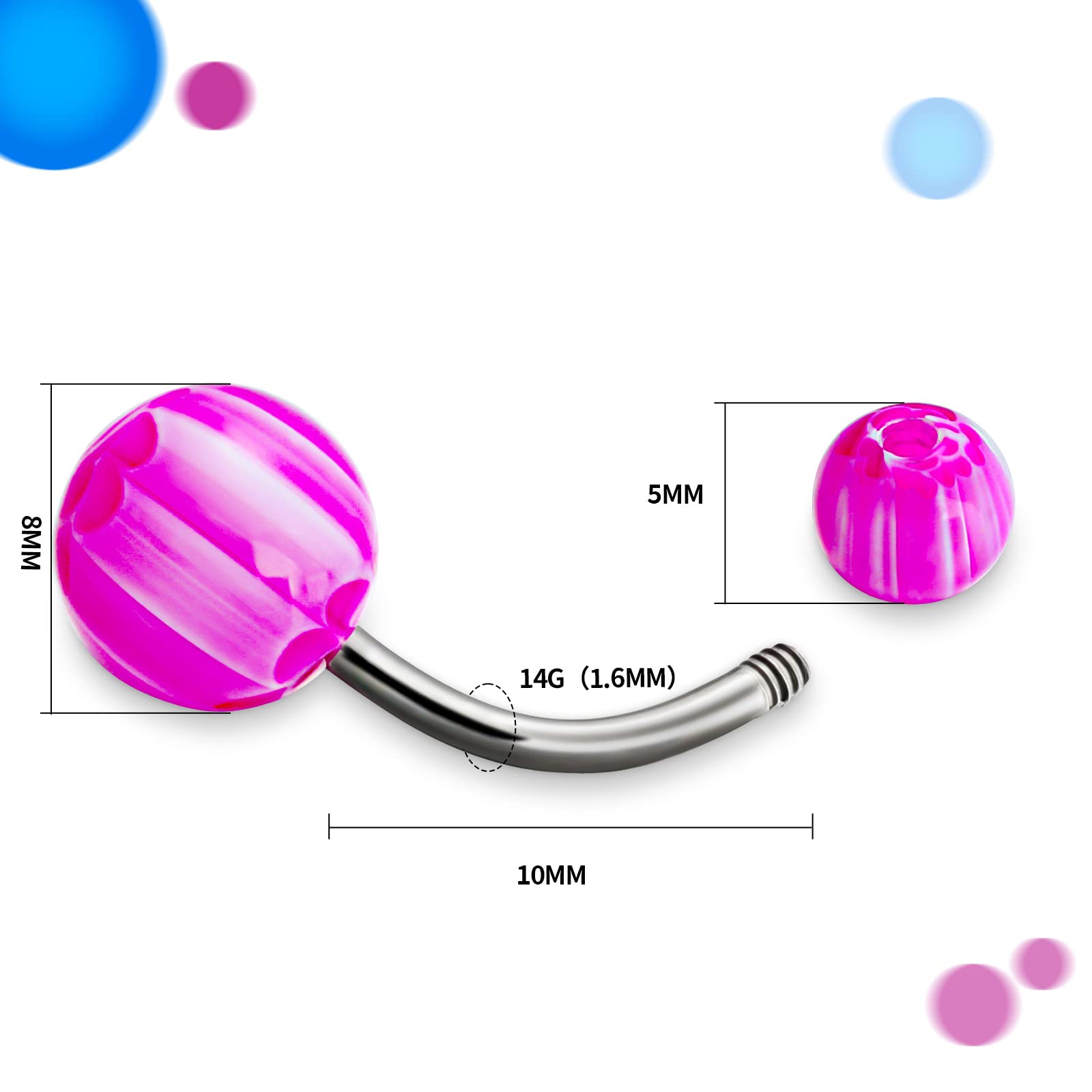Junkin 200-Piece Bulk Belly Button Rings Set - Colorful Stainless Steel Navel Barbell Body Piercing Jewelry for Women & Girls - Perfect for Parties, Gifts and Body Jewelry Collections