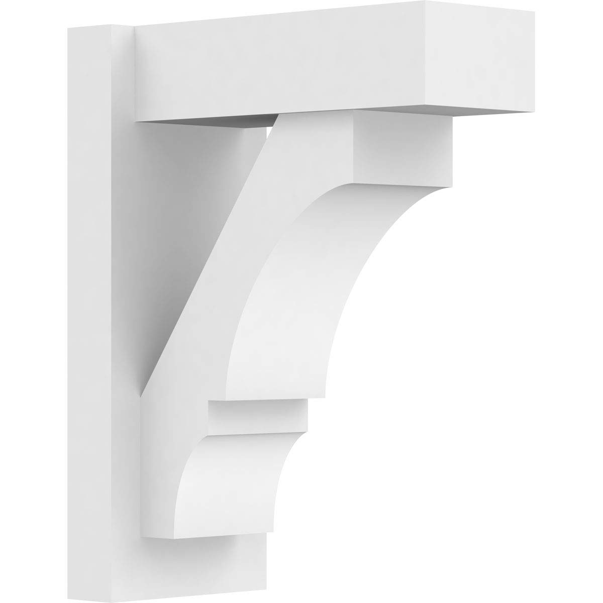 Ekena Millwork Balboa Architectural Grade PVC Outlooker with Block Ends - 7