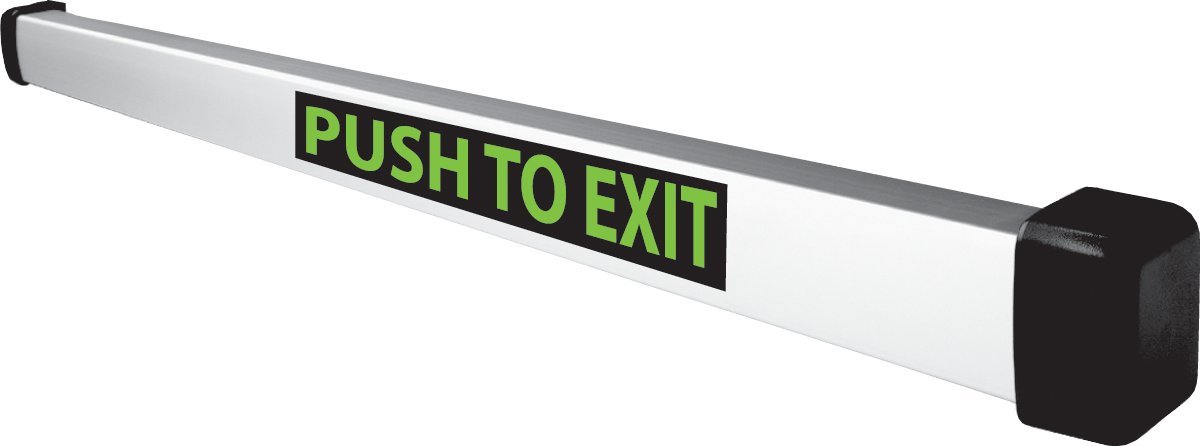 SDC MSB550V Aluminum Exit Mechanical Switch - Push to Exit Button for Doors - Ideal for Commercial Buildings, Offices, and Public Spaces