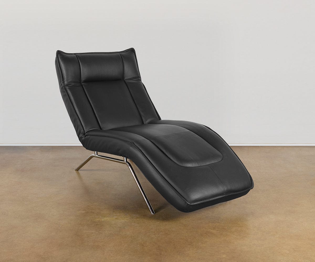 Forte Chaise Lounge Chair - Modern Accent Chair for Living Room, Bedroom, or Office - Perfect for Relaxing, Reading, and Entertaining