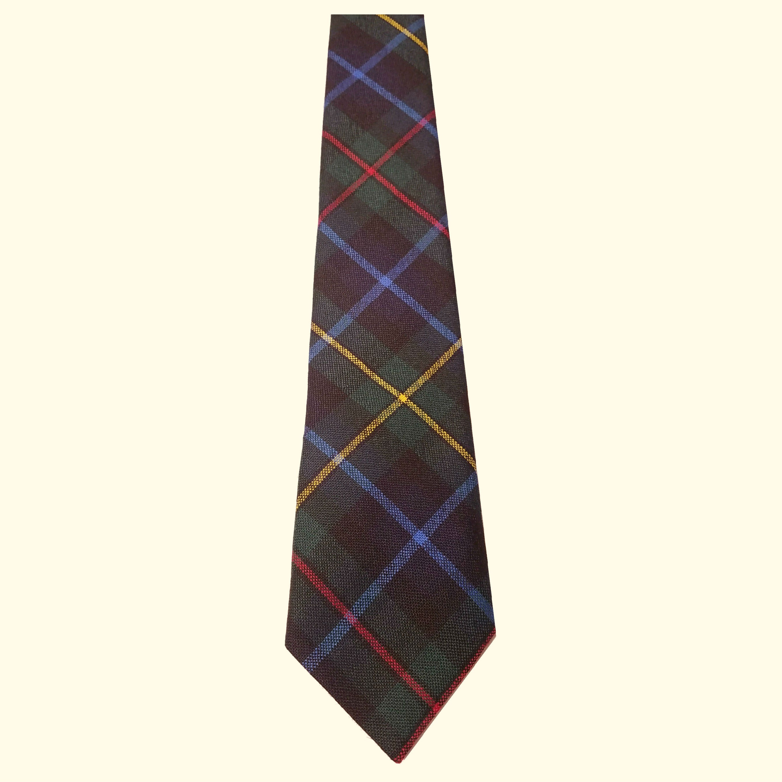 Premium Wool Tartan Neckties for Men - 99 Modern Color Patterns | Perfect for Weddings, Business & Formal Events