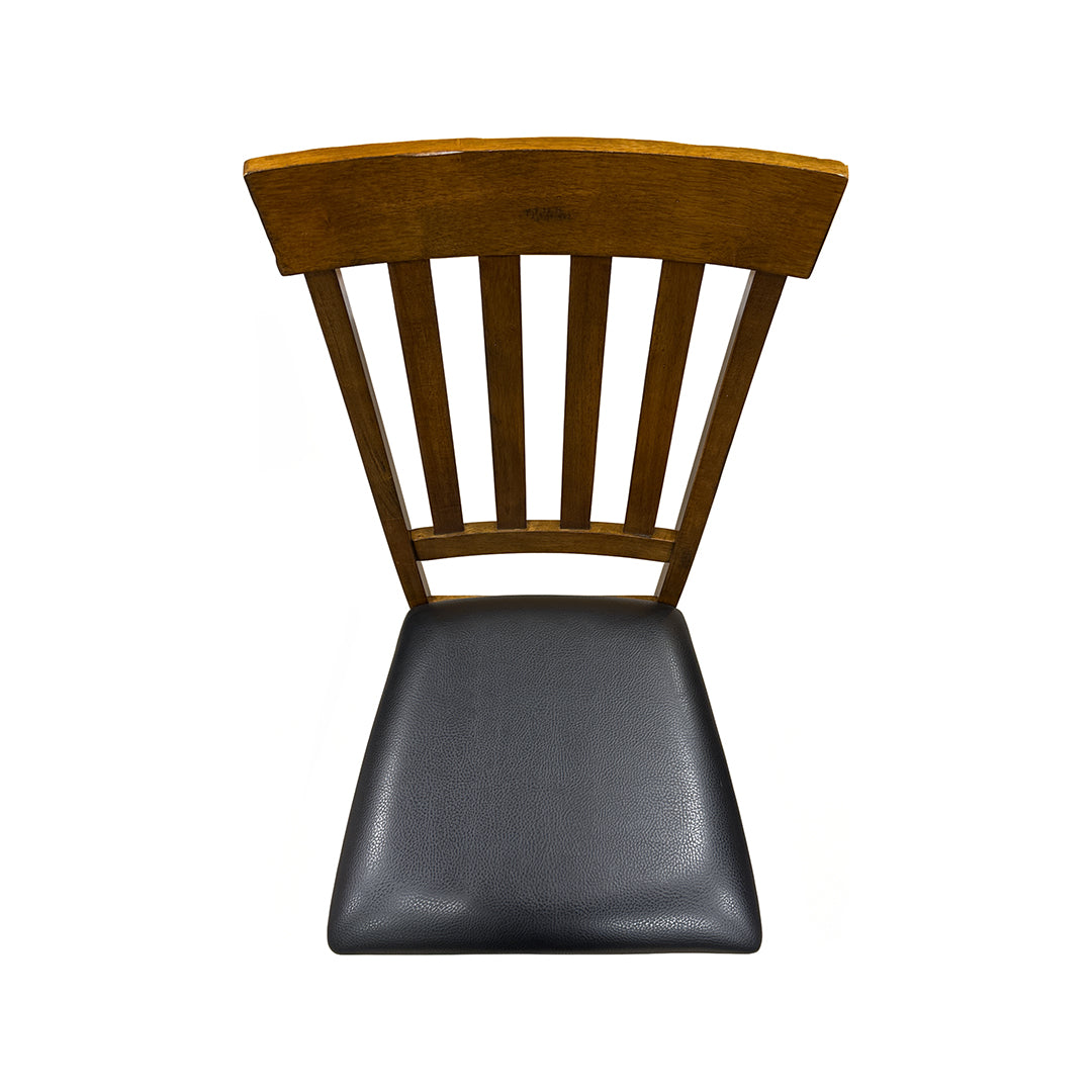 Mariposa Slatback Chair - Modern Wooden Dining Chair for Kitchen, Patio & Outdoor Use - Comfortable & Stylish Home Furniture
