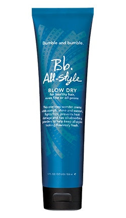 Bumble and Bumble All Style Blow Dry Styling Cream 5 oz - Lightweight Heat Protectant for Smooth, Shiny Hair - Perfect for Daily Styling & Salon-Quality Blowouts at Home