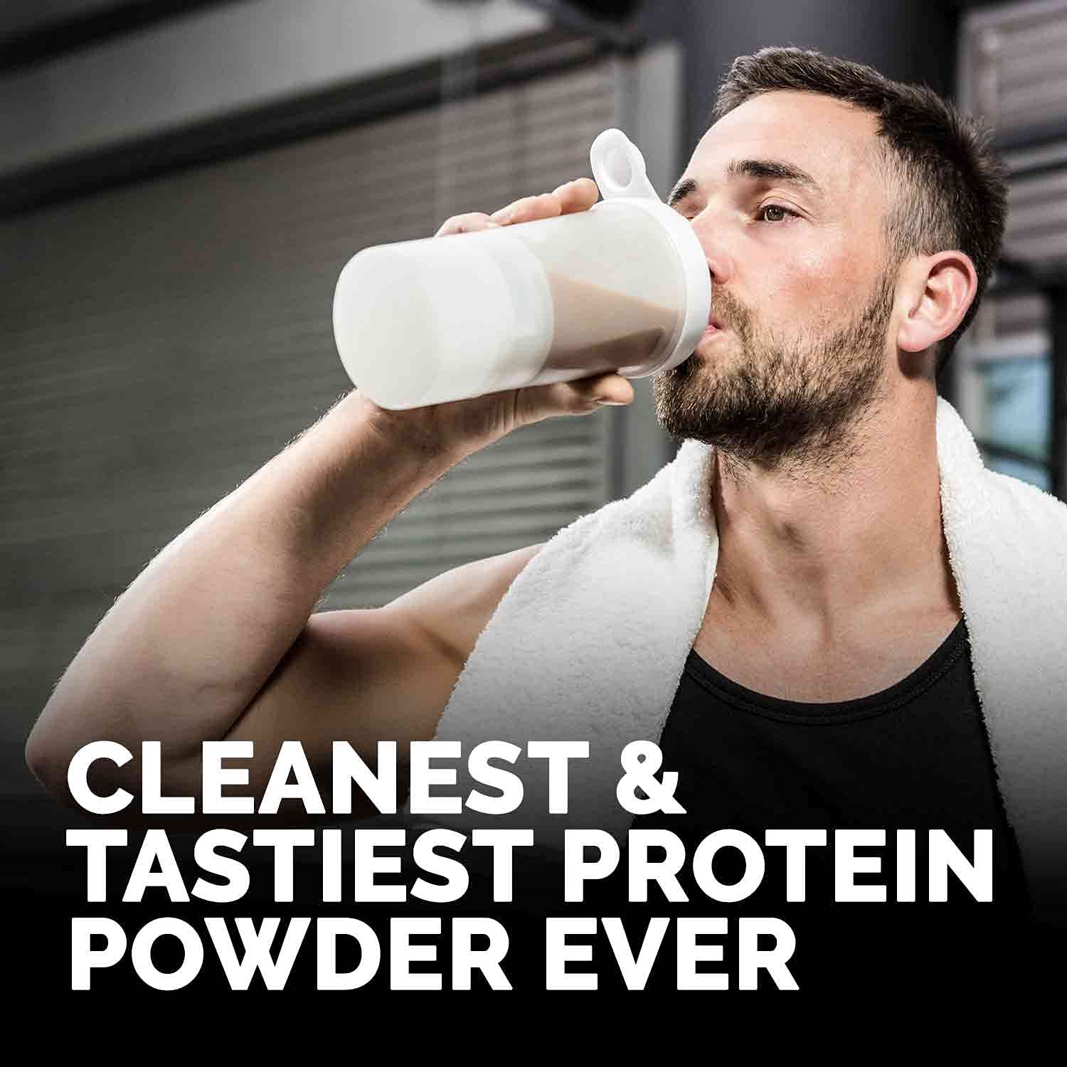 Organic Vegan Protein Powder for Men & Women - Dark Chocolate Flavor | 21g Plant Protein & 6g BCAA per Serving | Muscle Recovery & Weight Management | Meal Replacement Shake for Gym, Workout & Healthy Lifestyle | 8 Single-Serve Packets