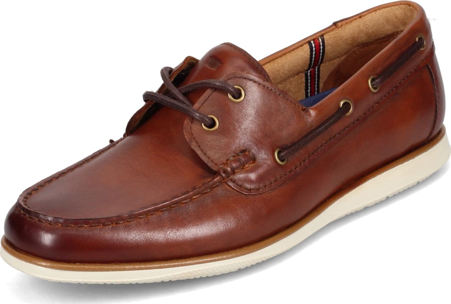 Florsheim Men's Atlantic Boat Shoe - Comfortable Leather Deck Shoes for Men | Casual Nautical Style for Boating, Sailing & Summer Outfits