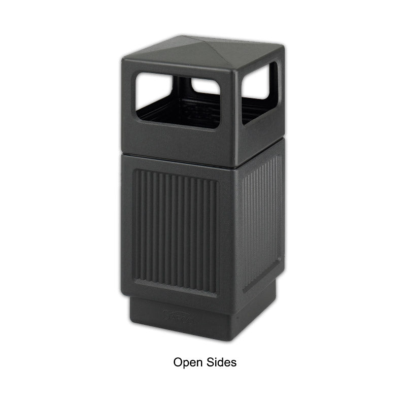 Durable Indoor Outdoor Trash Can with Lid - 13 Gallon Stainless Steel Garbage Bin for Kitchen, Bathroom, Office & Patio - Odor & Rust Resistant Waste Basket