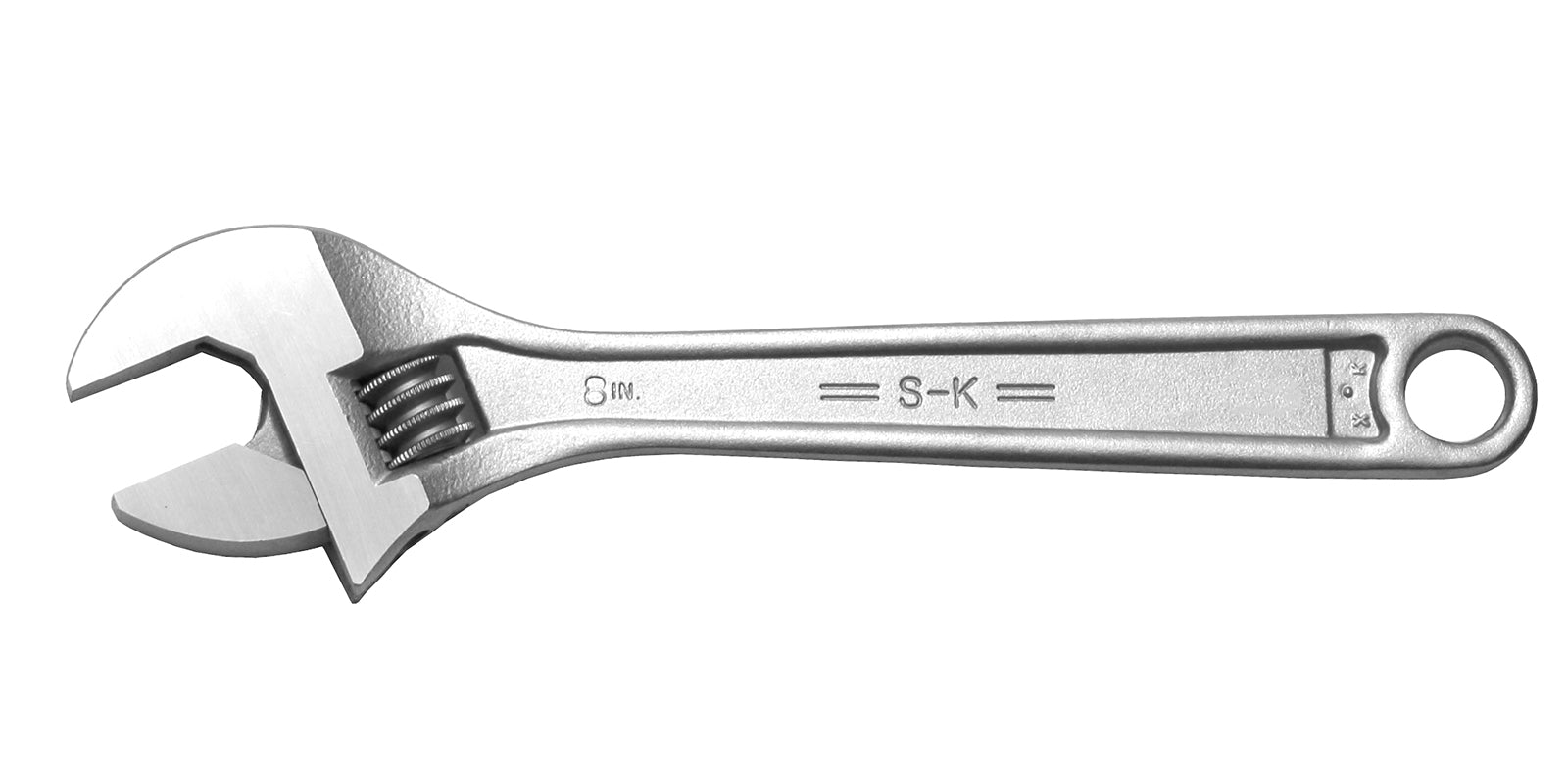8-Inch Adjustable Wrench - Heavy Duty Steel Construction - Perfect for Plumbing, Automotive & DIY Home Repairs