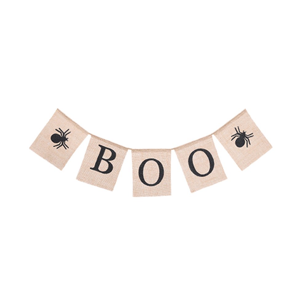 BESPORTBLE Halloween Party Decorations - Outdoor Hanging Banners, Wreaths & Swallowtail Flags for Spooky Home & Yard Decor | Perfect for Halloween Parties, Trick or Treating & Seasonal Festivities