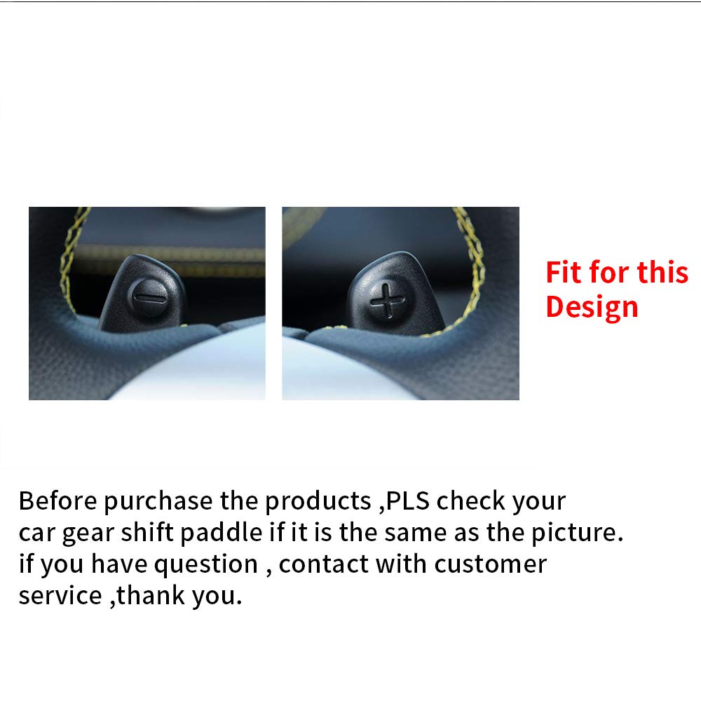Premium Metal Alloy Steering Wheel Paddle Shifter Extension Kit - Compatible with Mercedes-Benz Smart Fortwo 451 (2009-2017) & Forfour 453 (2015-2017) - Blue Shift Paddle Blade Replacement & Decorative Upgrade for Enhanced Driving Experience - Perfect for Racing Enthusiasts & Custom Car Modifications