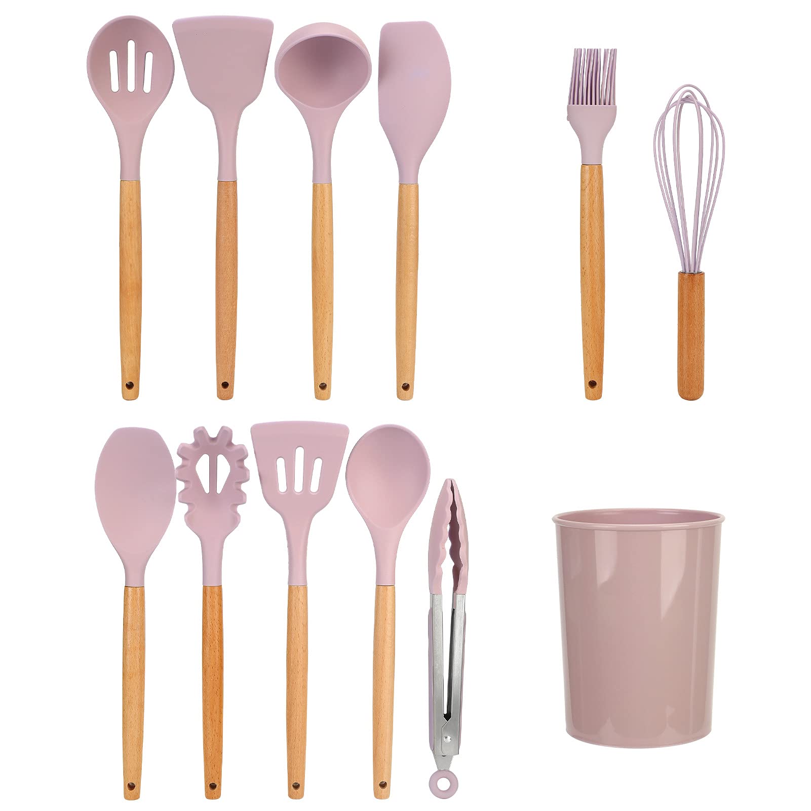 Non-Stick Oil Brush - Soft Kitchen Utensil for Cooking (Pink/Blue) - Perfect for Baking & Frying