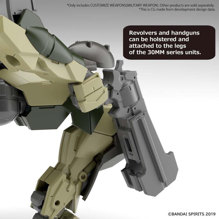 Bandai 30 Minutes Missions 30MM #W 20 1/144 Scale Military Weapon Model Kit - Customizable Gunpla Parts for DIY Robot Building & Tabletop Wargaming Scenes