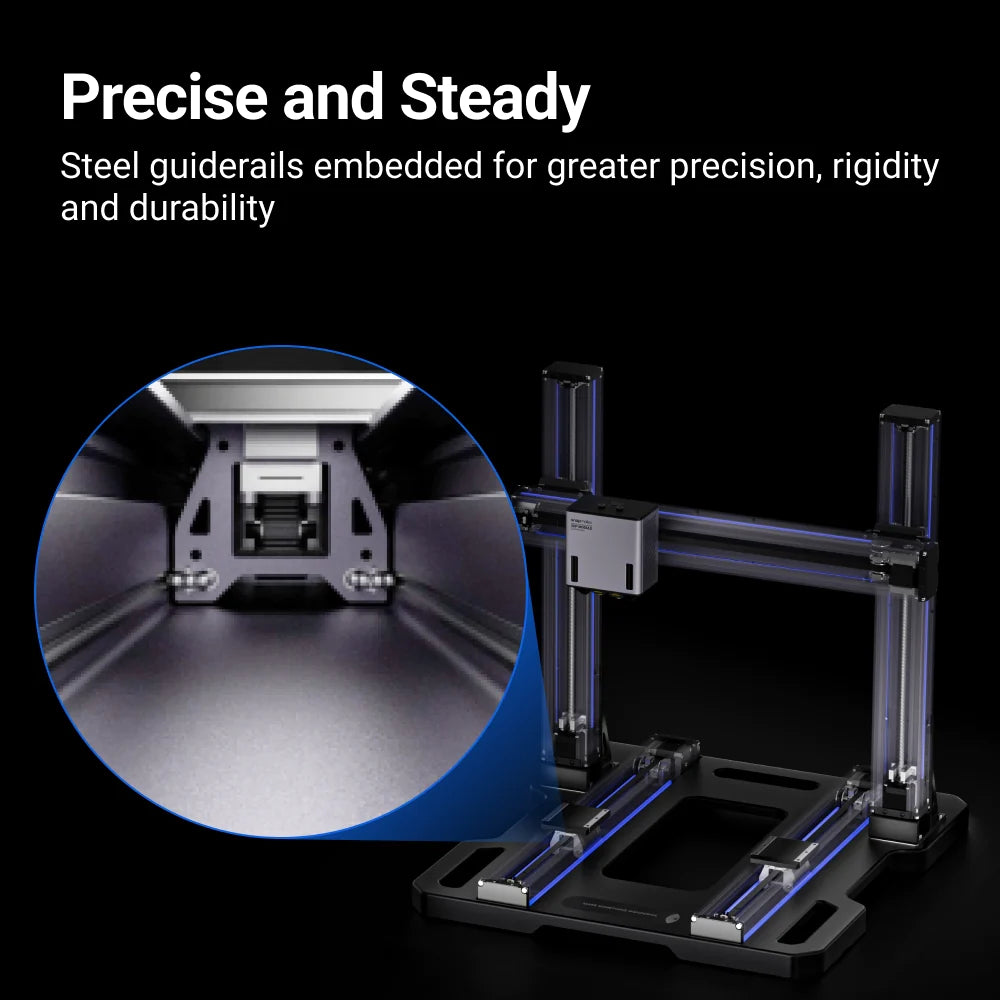 Snapmaker Artisan 3-in-1 3D Printer, CNC Carving & Laser Engraving Machine | Perfect for DIY Projects, Home Workshops & Small Business Prototyping