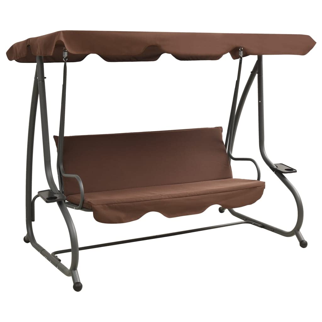 Comfortable Outdoor Porch Swing Chair with Canopy - Perfect for Garden, Patio, Poolside, Balcony & Backyard Relaxation - Fast Shipping | Ideal for Reading, Lounging & Enjoying Coffee Outdoors