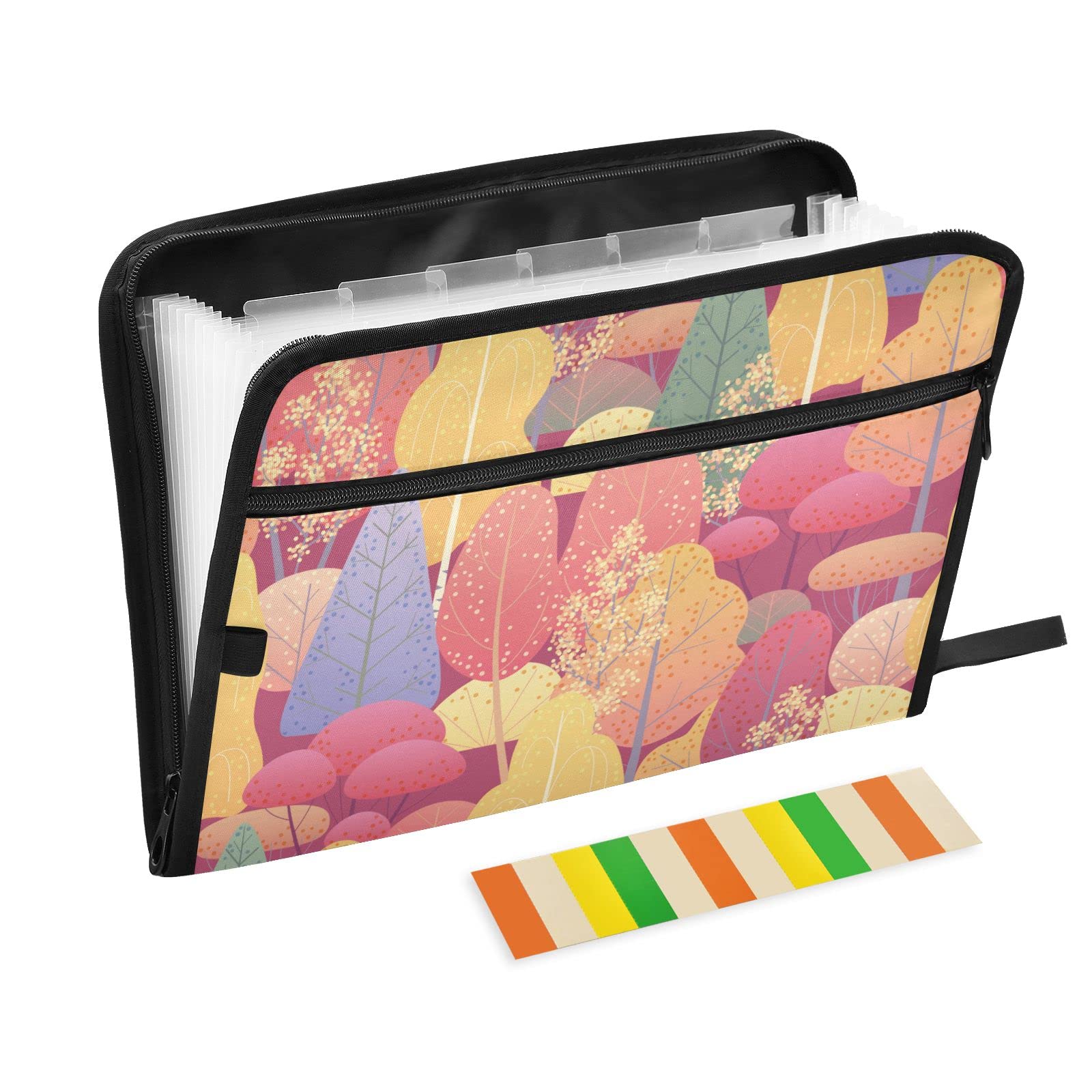 13-Pocket Expanding File Organizer with Labels - Portable Document & Receipt Storage for Office, Home, School | Letter, Bill, Paper Organization Solution