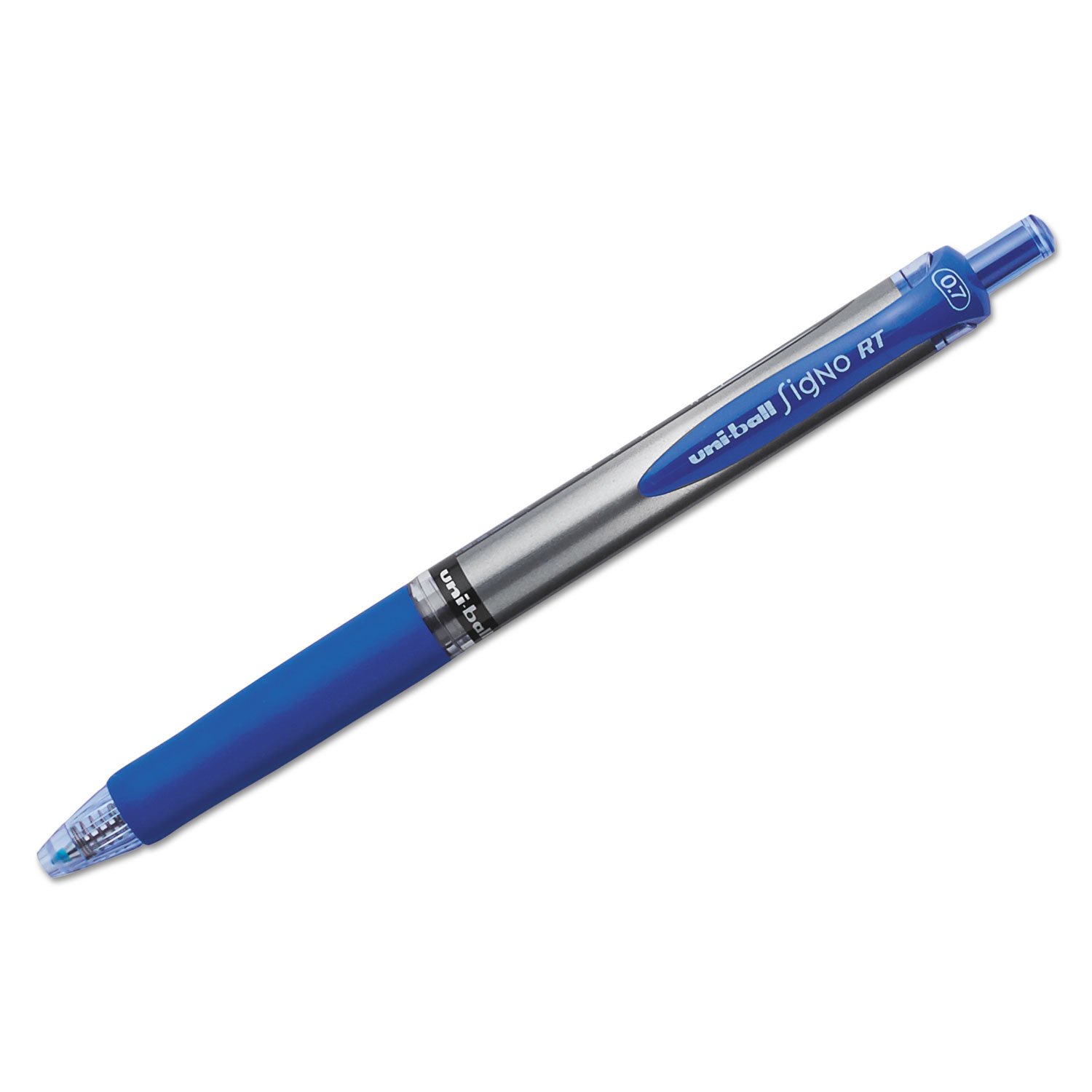 Uni-ball Signo Gel RT Retractable Roller Ball Pen - Medium Point Blue Ink (12-Pack) for Office, School, Note Taking & Gift Giving