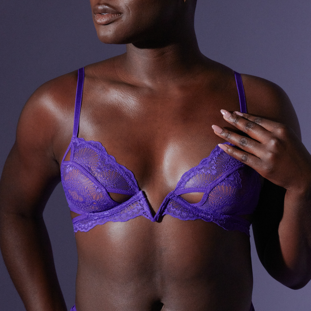 Kane V Wire Bra - UV Protection & Support - Final Sale - Perfect for Yoga, Running & Active Lifestyles