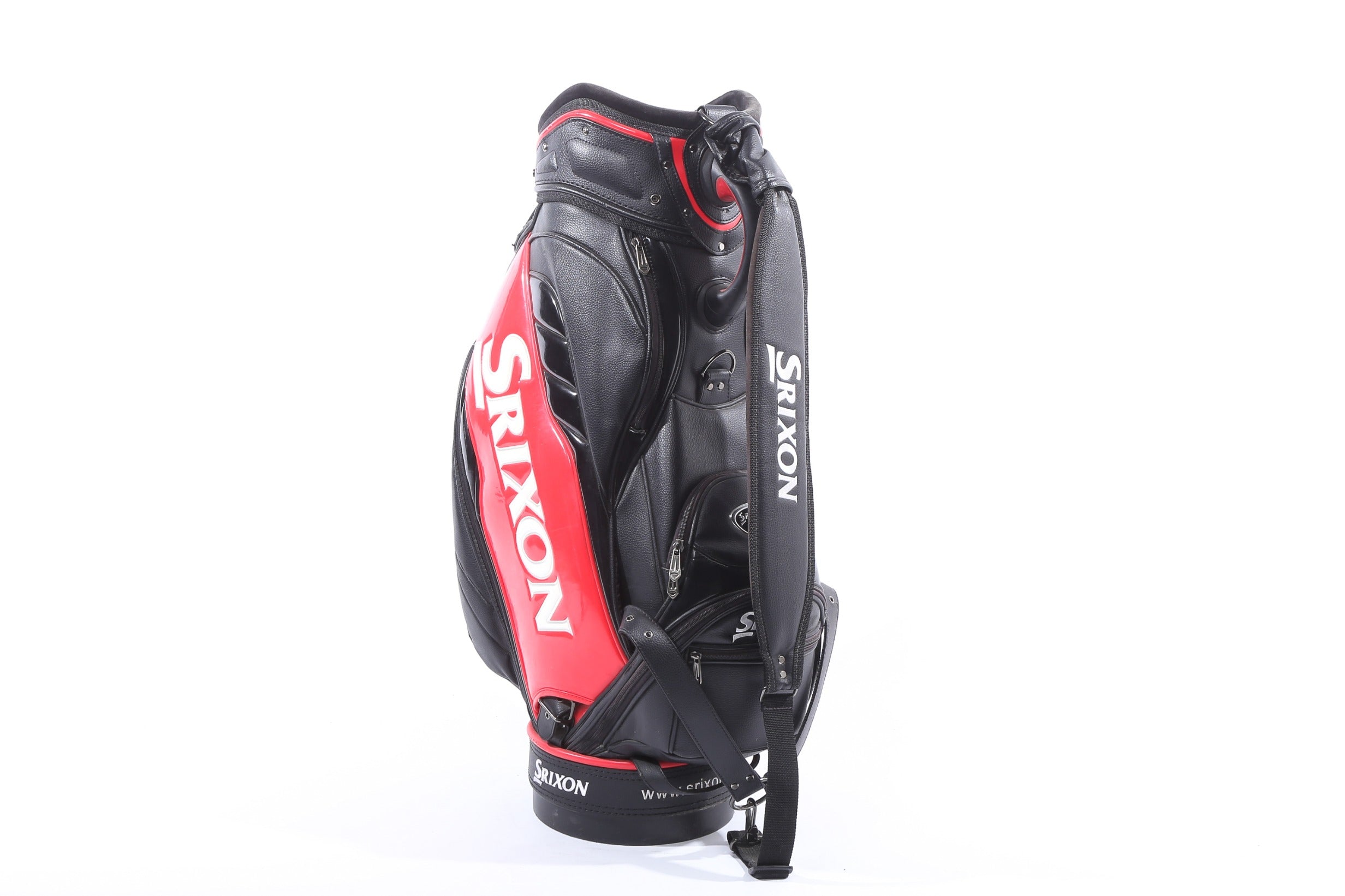 Srixon Staff Golf Bag with 6 Dividers & 8 Pockets - Lightweight Durable Stand Bag for Men & Women - Perfect for Golf Tournaments, Driving Range & Course Play