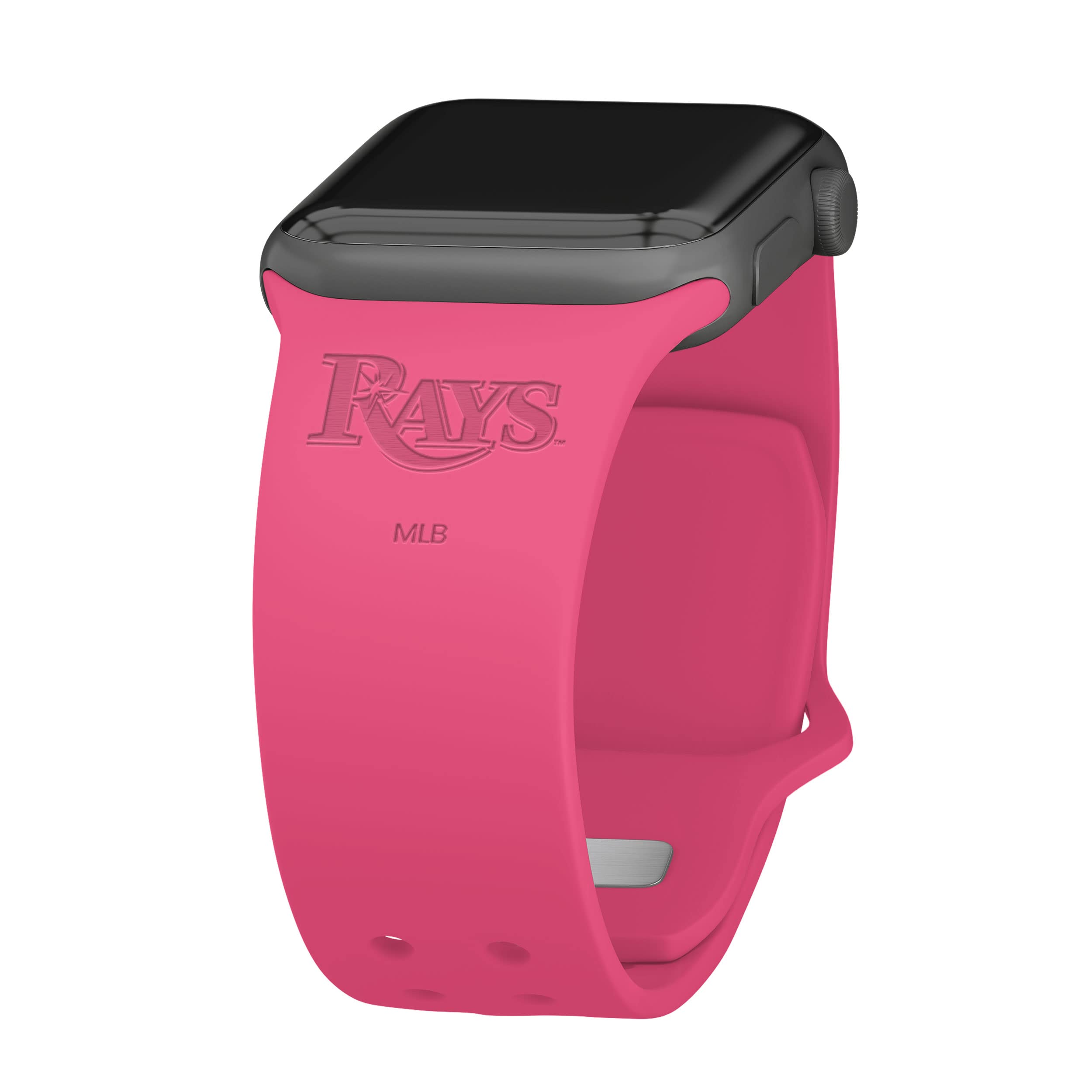 Tampa Bay Rays Silicone Apple Watch Band 38/40/41mm - Pink for Sports & Fitness