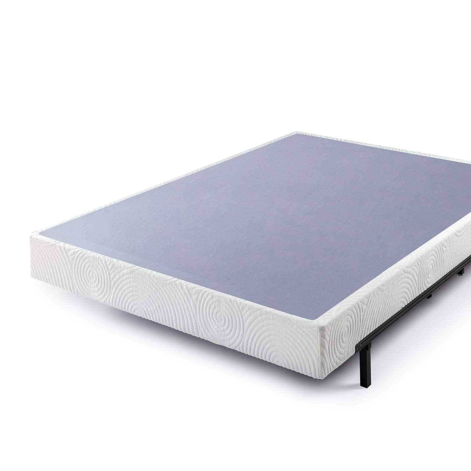 ZINUS 7.5 Inch Metal Box Spring with Wood Slats - Full Size Sturdy Steel Mattress Foundation - Easy Assembly for Bedroom, Guest Room & Dormitory