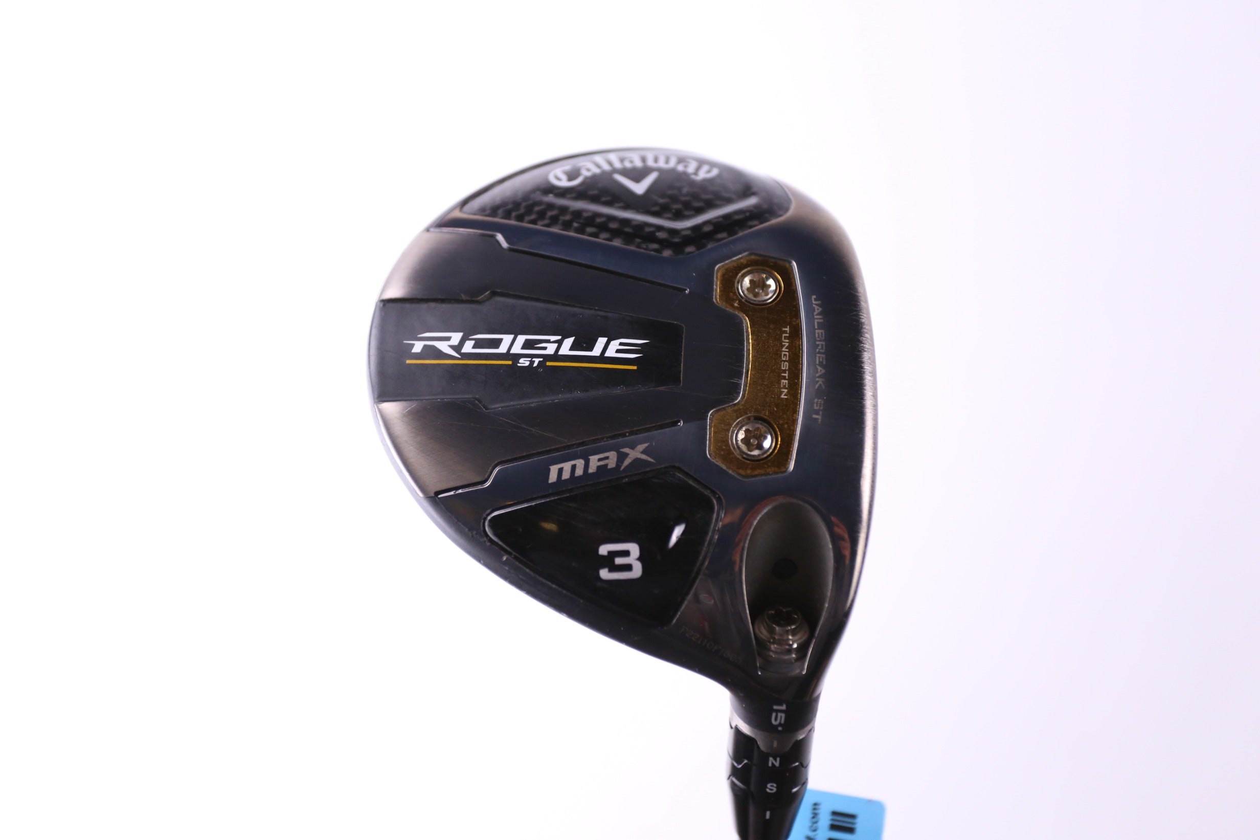 Used Callaway Rogue ST MAX 3 Wood Golf Club - Right Handed 15° Stiff Flex | Premium Pre-Owned Driver for Men | Perfect for Fairway Shots & Long Drives