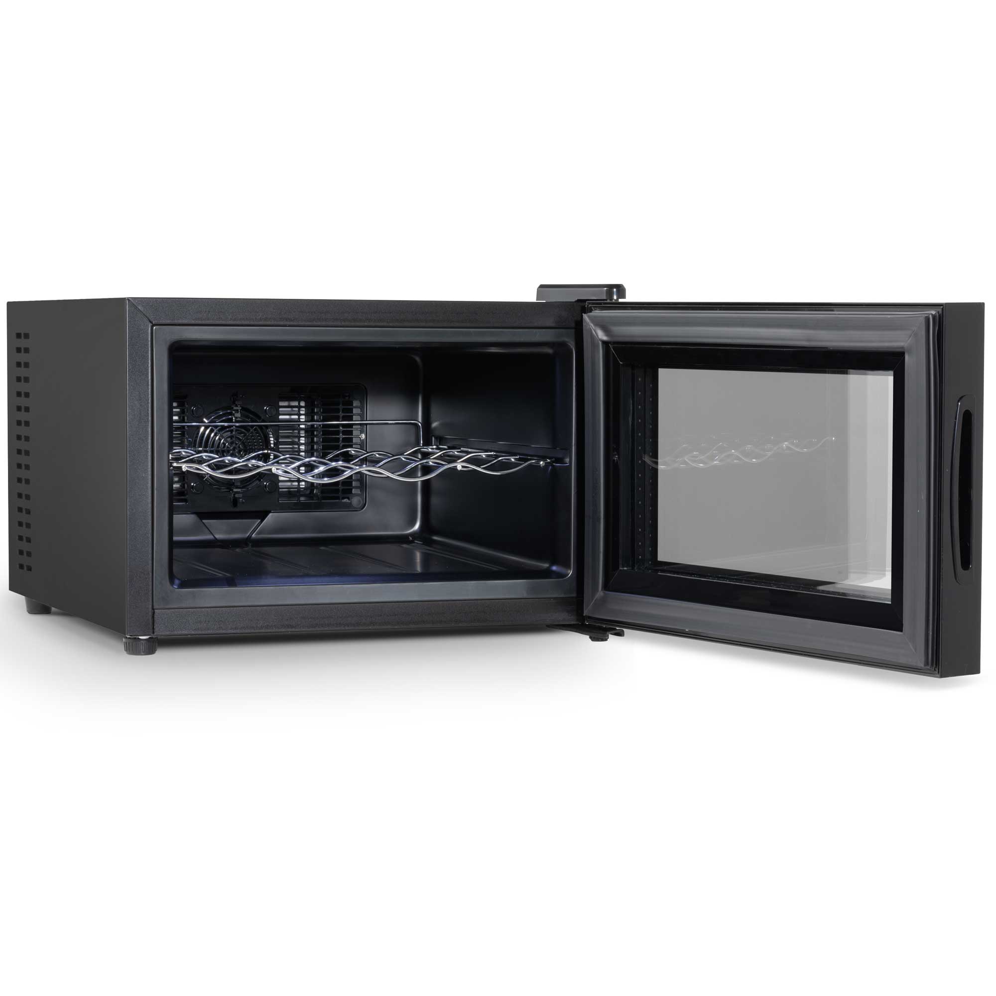 Baridi 8 Bottle Thermoelectric Wine Cooler - Adjustable Temperature 5-18°C, Touch Control, Compact Tabletop Design - Perfect for Home, Office, or Restaurant Wine Storage