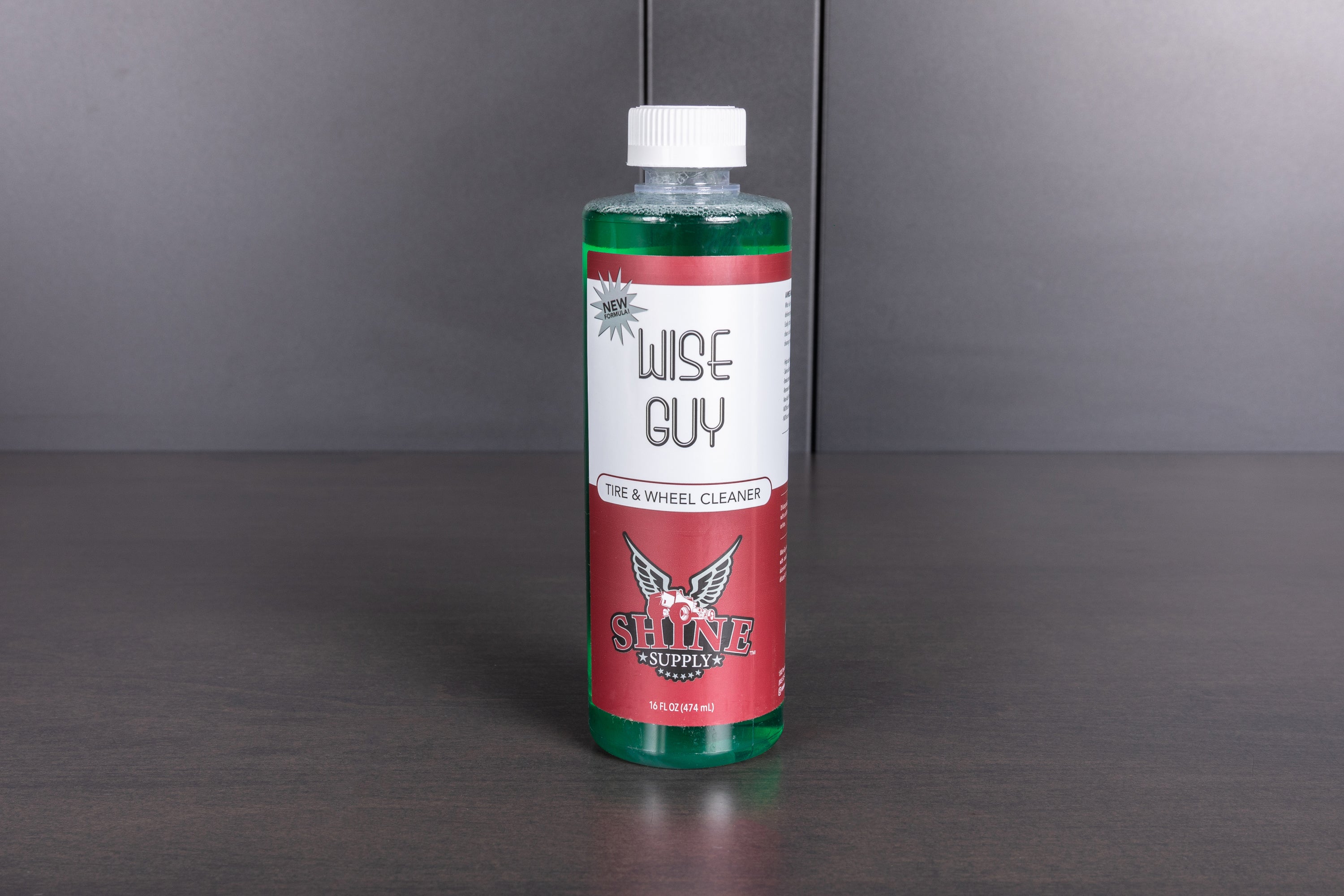 Shine Supply Wise Guy Wheel & Tire Cleaner - Powerful All-Purpose Cleaner for Car Rims, Tires & Wheels - Removes Brake Dust & Road Grime - Perfect for Car Detailing & Auto Care