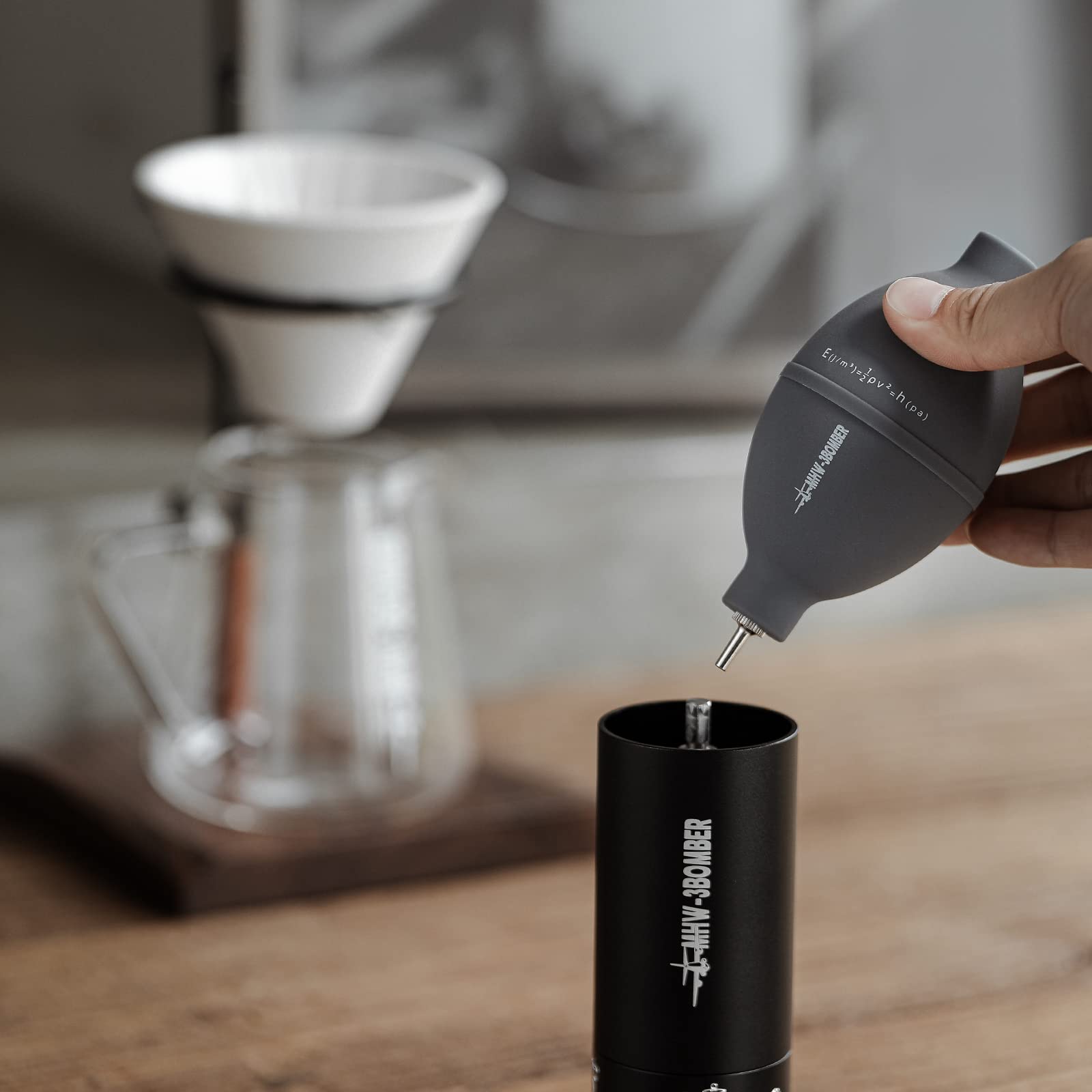 MHW-3BOMBER Air Blower - Powerful Dust Blower for Coffee Grinders, Cameras, Keyboards & Watches | Powder Air-Move Cleaning Tool AB5820 | Perfect for Home, Office & Workshop Use