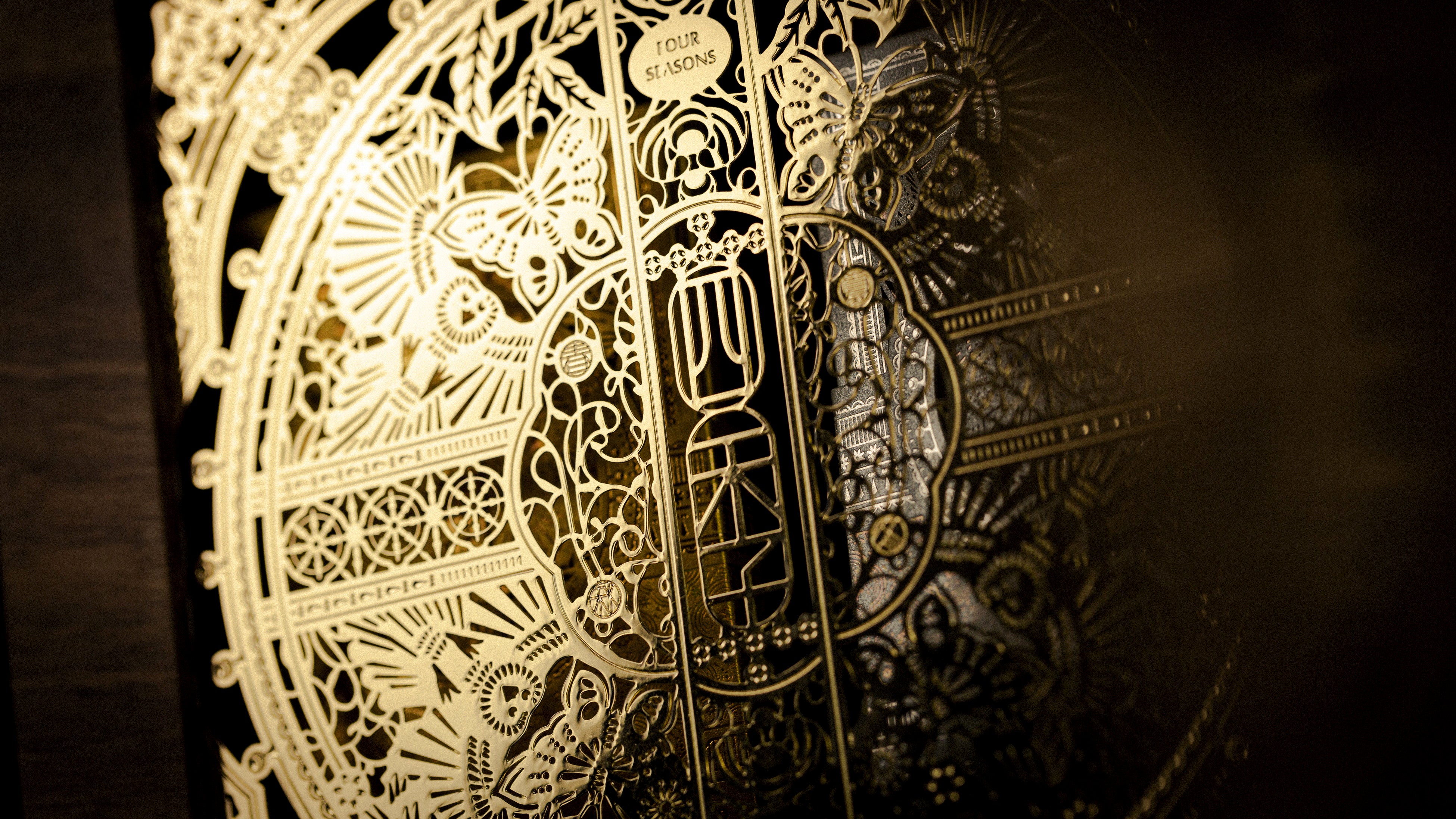 The Four Seasons Wooden Boxset Ark Playing Cards - Premium Collectible Deck for Card Games, Magic Tricks & Gifts | Perfect for Poker Nights, Game Parties & Holiday Presents