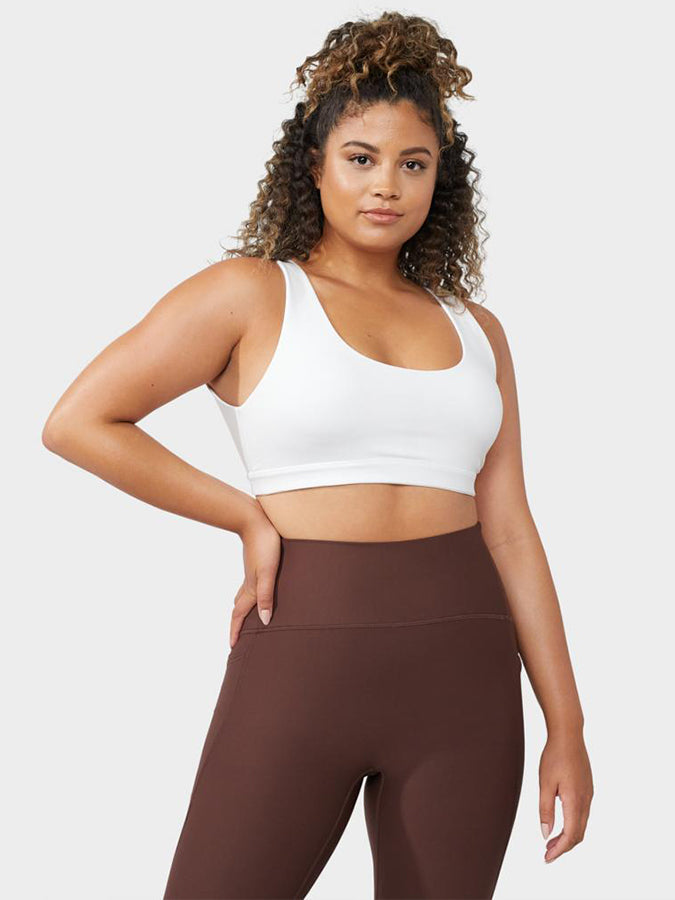 Manduka Presence Women's Yoga Bra - Double Strap Support for High-Intensity Workouts & Hot Yoga | Breathable & Moisture-Wicking Activewear for Women