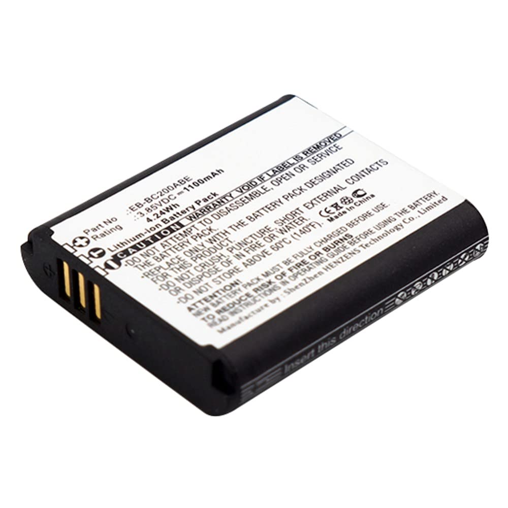 Synergy Digital Camera Battery for Samsung Gear 360 SM-C200 - 3.85V Li-ion 1100mAh Replacement Battery - Perfect for 360° Photography, Travel Vlogging & Outdoor Adventures