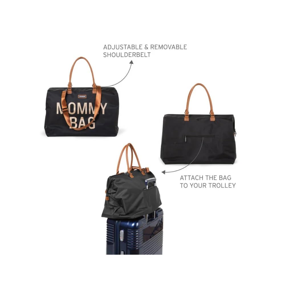 **The Original Mommy Bag - Large Baby Diaper Bag & Hospital Travel Tote for Moms | Stylish Black Gold Design | Perfect for Maternity, Newborn Care & On-the-Go Parenting**    *(Note: This optimized title includes keyword variations, highlights key features, and adds usage scenarios while maintaining SEO-friendly formatting.)*