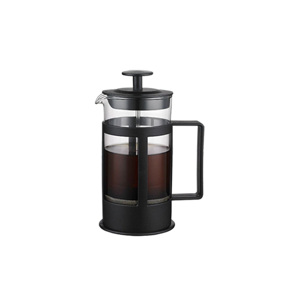 Premium French Press Coffee Maker - 350ml Stainless Steel Heat & Cold Coffee Brewer for Camping, Home & Office - Ideal for Coffee, Tea & Frothed Milk - Perfect Gift for Coffee Lovers