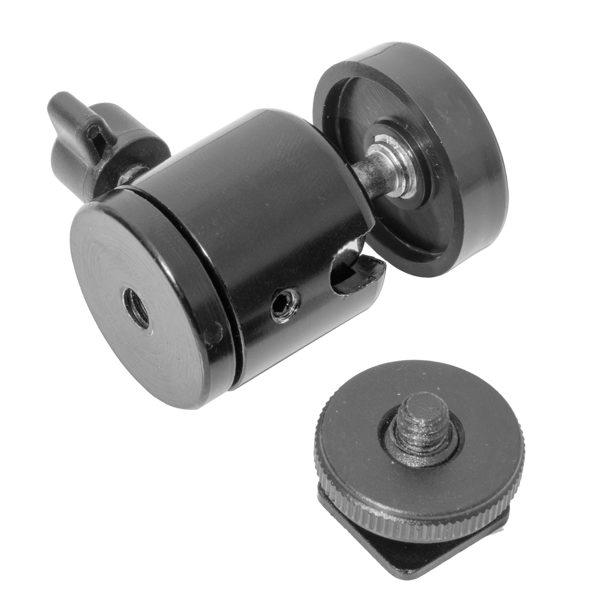 Multifunctional Mini Ball Head with Hot Shoe Mount - Compact Tripod Adapter for DSLR Cameras, Smartphones & Action Cameras - Perfect for Vlogging, Photography & Outdoor Adventures