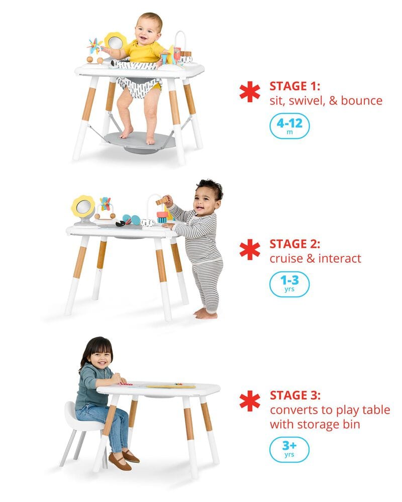 Skip Hop Discoverosity Montessori Inspired Premium Activity Center for Babies & Toddlers - Interactive Learning Toy for Early Development, Play & Exploration at Home or Daycare