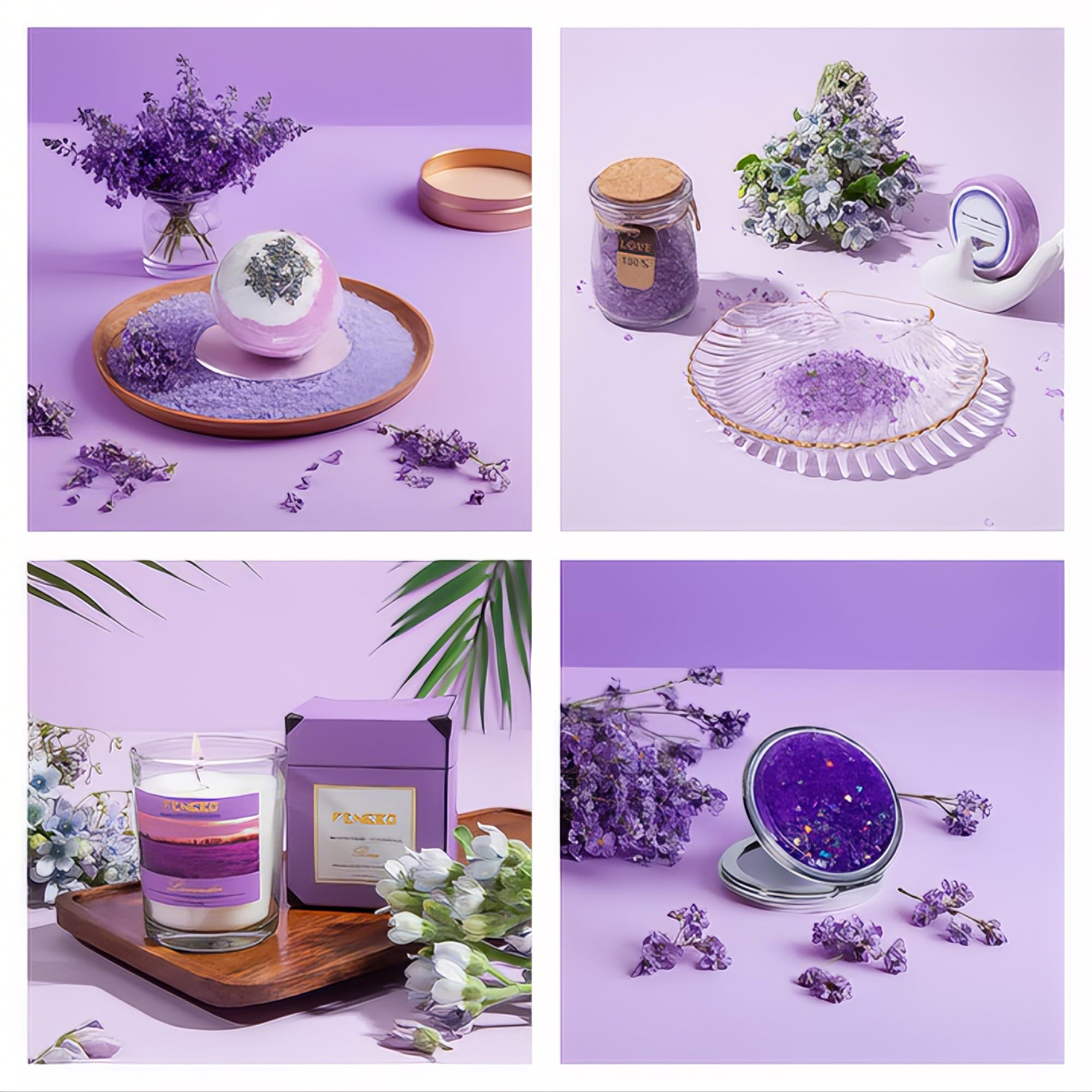 Lavender Relaxing Gift Set for Women - Birthday & Self Care Gifts