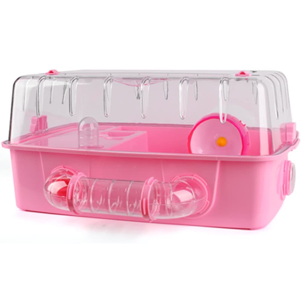 Hamster Cage - Large 51cm Small Animal Enclosure for Hamsters, Birds, Quails, Chicks & Reptiles | Indoor Pet Habitat with Removable Tray | Perfect for Home, Classroom & Breeding Use