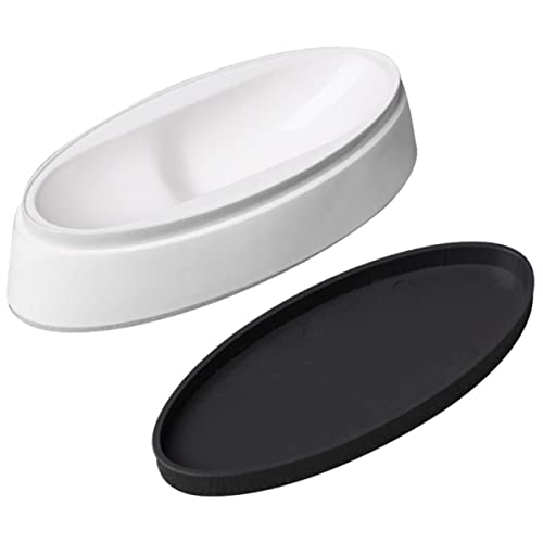 FRCOLOR Nail Dip Powder Container Set - 4oz Acrylic Nail Dipping Powder Tray with Lid, Professional Nail Art Accessories for Salon & Home Manicure - Perfect for DIY Gel Nails, SNS Dipping System & Nail Extension