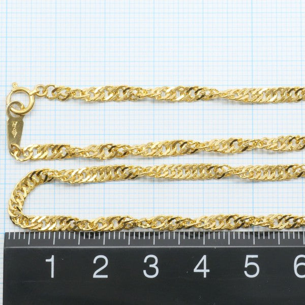 24K Yellow Gold Necklace for Women - Elegant 18 Inch Solid Gold Chain Jewelry Gift for Her - Perfect for Weddings, Anniversaries & Special Occasions