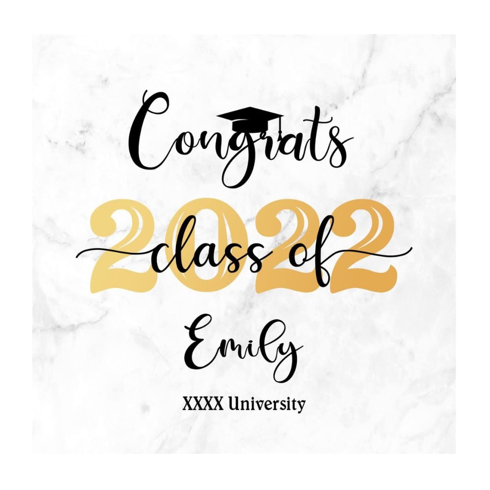 Class of 2022 Graduation Wall Decals - DIY Vinyl Wall Stickers with Inspirational Quotes for Home, Nursery & Party Decor - Perfect for Graduation Celebrations & Photo Backdrops