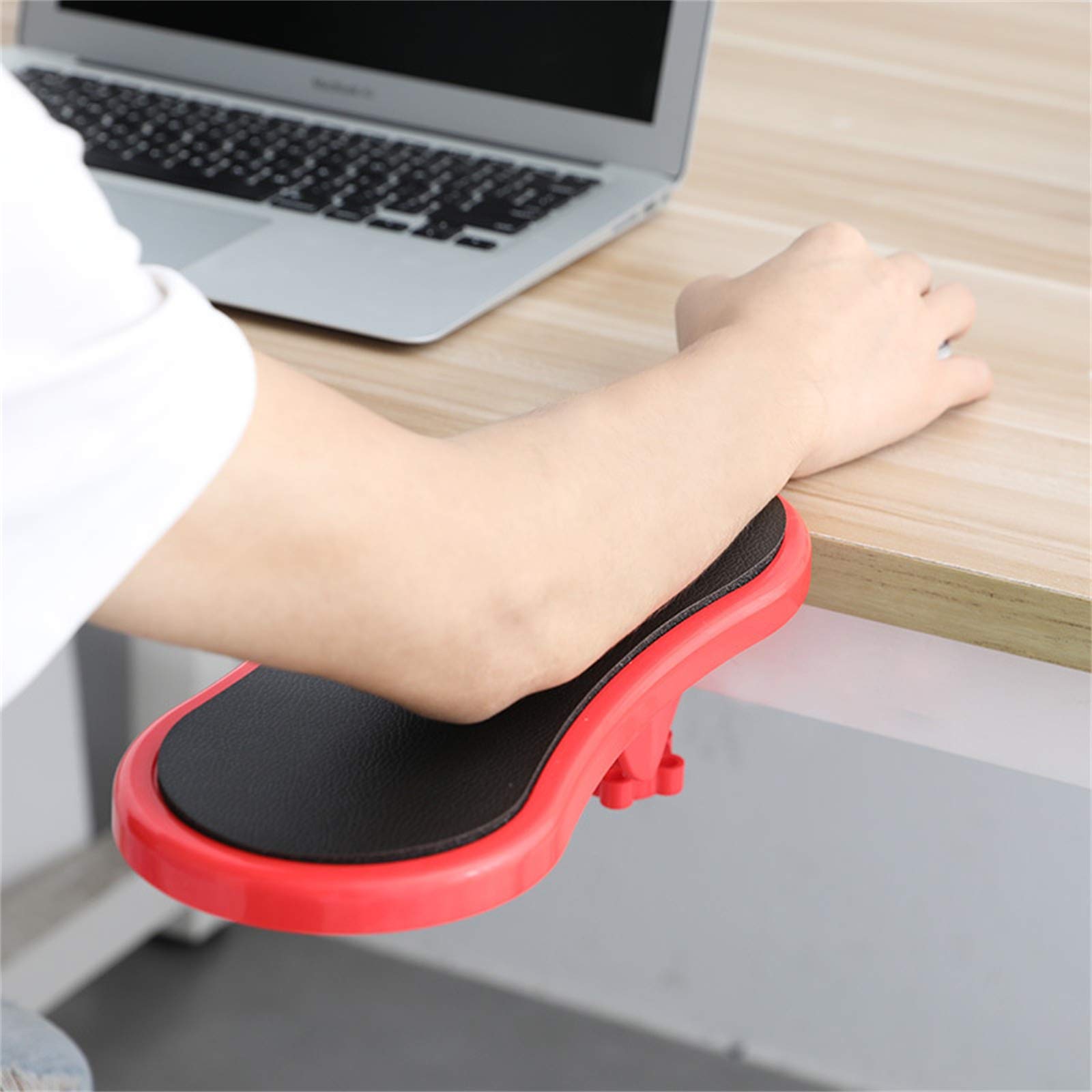 Ergonomic Rotating Adjustable Arm Rest Support for Computer Desk - Stress Relief & Office Comfort - Perfect for Long Work Hours, Gaming & Home Office Setup
