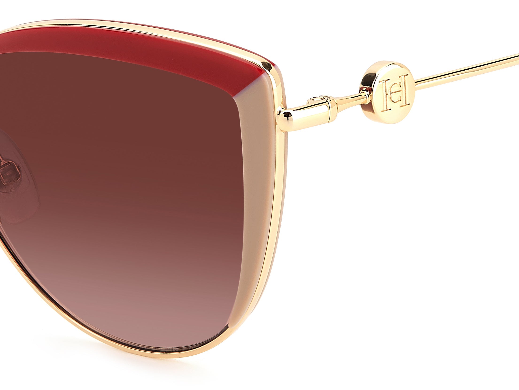 Carolina Herrera HER 0112/S Women's Luxury Sunglasses - UV Protection & Polarized Lenses for Driving, Beach & Outdoor Activities