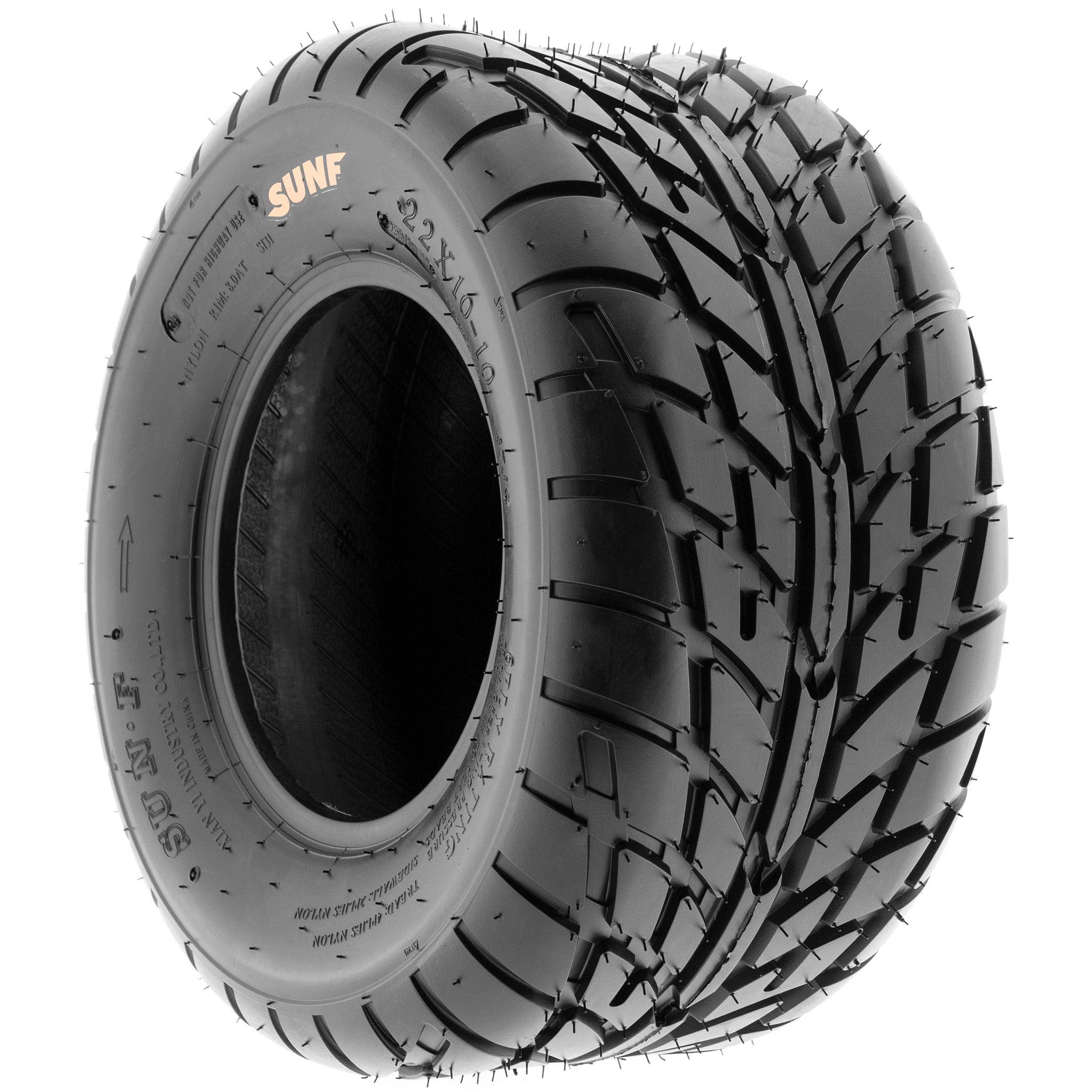 Set of 2 SunF A021 Lawn Tractor Tires 18x9.5-8 | 6 Ply Tubeless Tires for Heavy-Duty Mowing | Perfect for Riding Lawn Mowers, Garden Tractors & Yard Maintenance