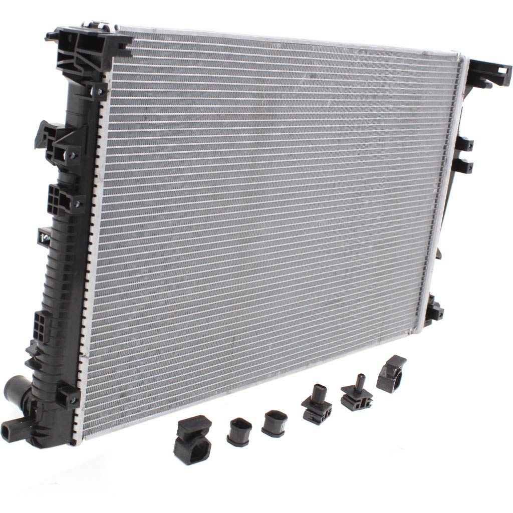 Chrysler 200 Radiator Replacement 2015 2016 2017 - Compatible with 2.4L & 3.6L Engine Models - Single Fan 1-Row Core Aluminum Plastic Tank - Part# CH3010363 68229284AB - Perfect for Cooling System Repairs & Maintenance
