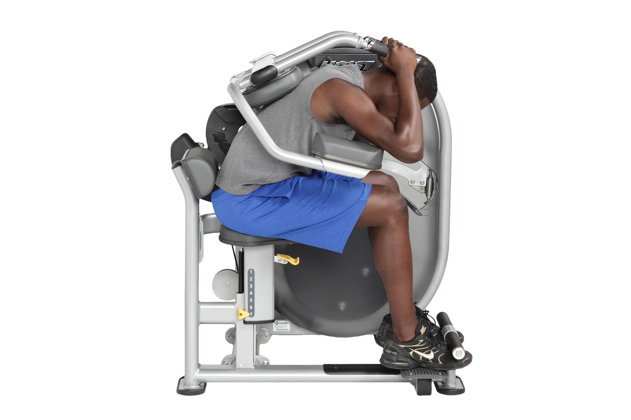 Hoist Club Line Abdominals Machine (CL 3601) - Professional Ab Workout Equipment for Home & Gym - Perfect for Core Strength Training and Fitness Enthusiasts