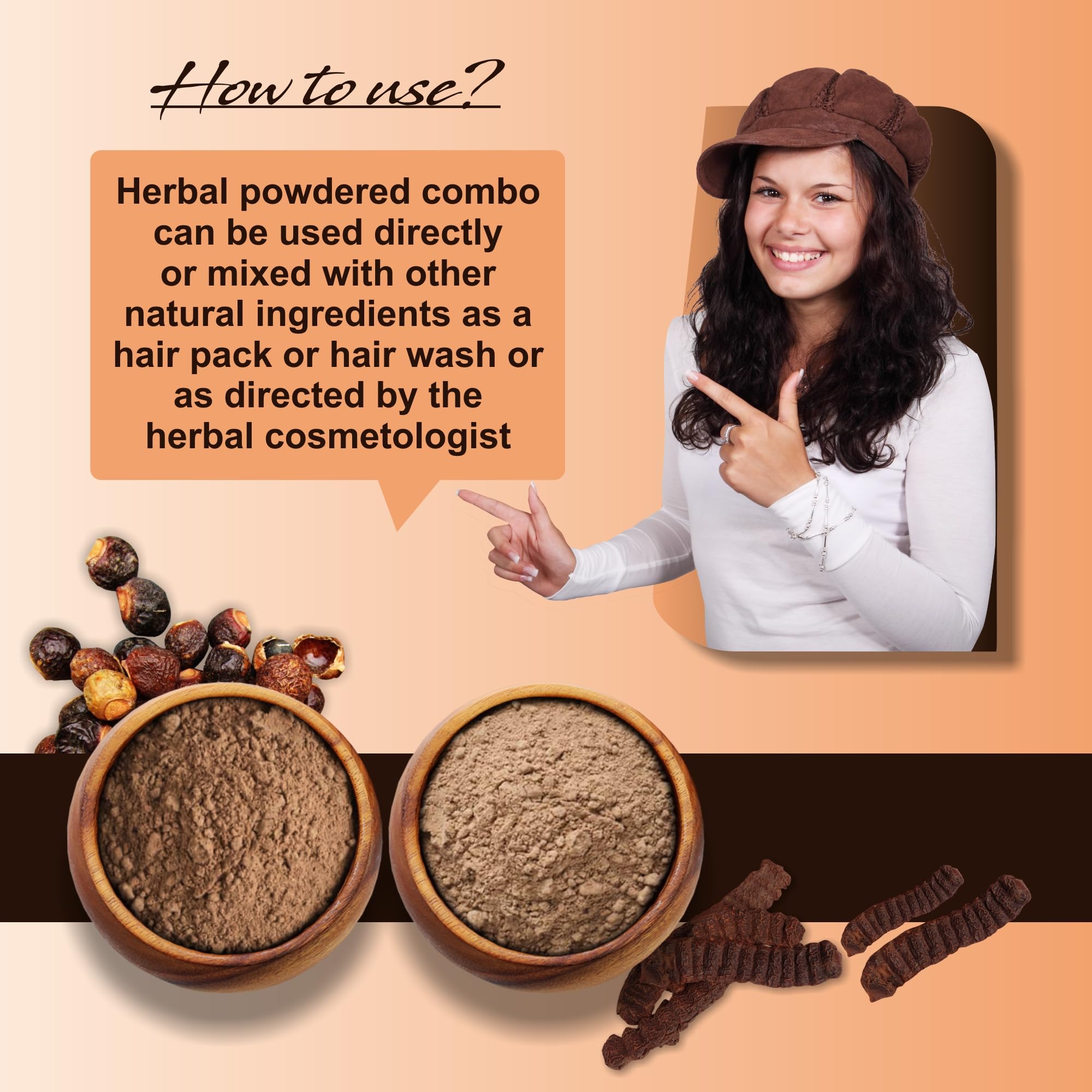 IYUSH Herbal Ayurveda Reetha Powder & Shikakai Powder for Hair Growth - 500g | Natural Hair Mask for Dry & Frizzy Hair | Volumizing Hair Powder | Herbal Hair Wash | Promotes Stronger & Healthier Hair | Perfect for DIY Hair Treatments & Scalp Care