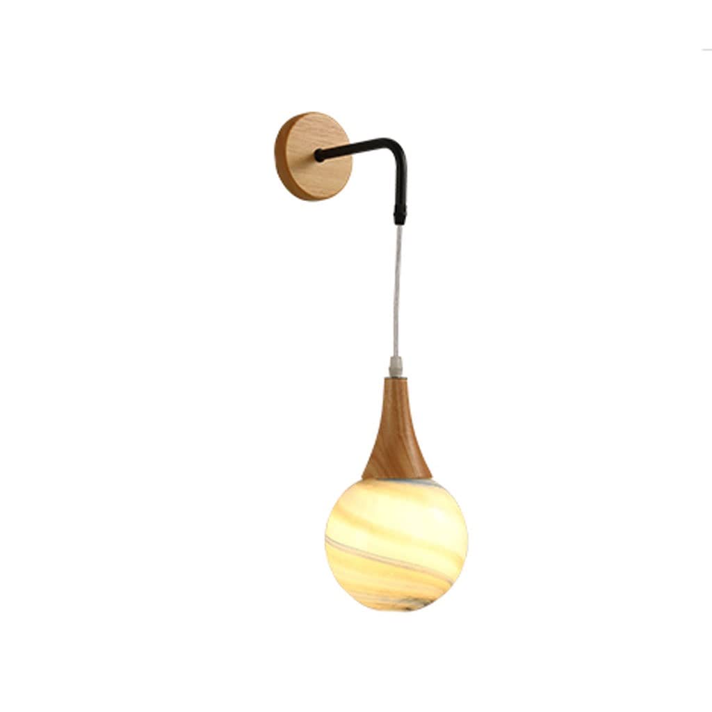 TOMYEUS Creative Planet LED Wall Lamp - Bedroom Bedside Light, Living Room & Corridor Wall Sconce, Decorative Lighting for Home & Office - Perfect for Night Reading and Ambient Lighting