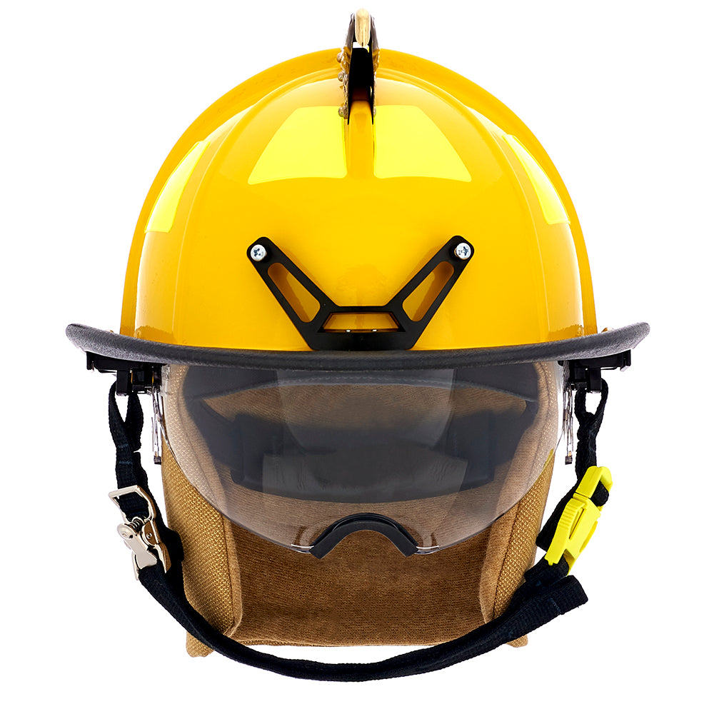 CAIRNS 1010 Traditional Composite Fire Helmet - NFPA Certified Firefighter Helmet for Wildland & Structural Firefighting - Essential Safety Gear for Firefighters & First Responders