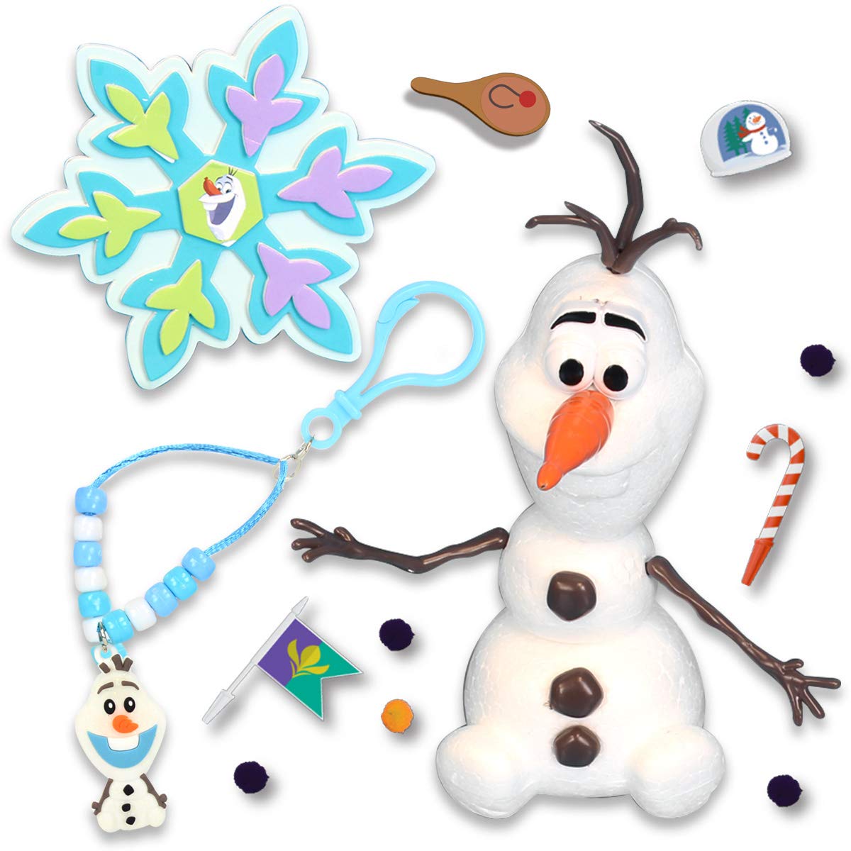 Frozen Olaf's Creativity Set by Tara Toys - Arts and Crafts Kit for Kids, Disney Frozen Inspired DIY Activity for Birthday Gifts & Winter Holiday Fun