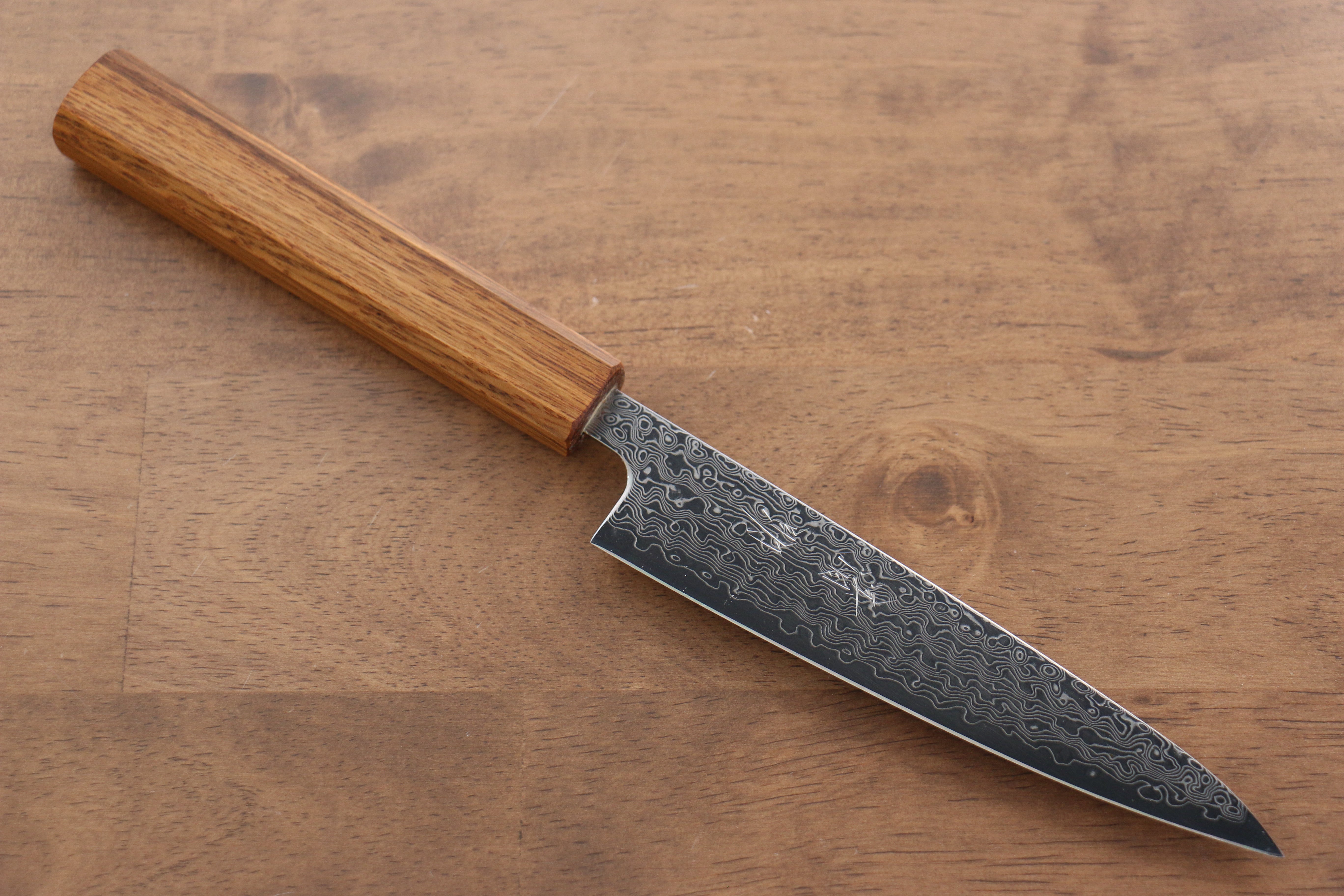 Seisuke SLD 49-Layer Damascus Petty Utility Knife 135mm - Premium Japanese Kitchen Knife for Slicing, Peeling & Precision Cutting